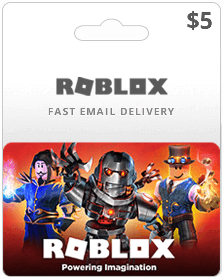 $5 Roblox Game Card  Code Sent via Email Delivery